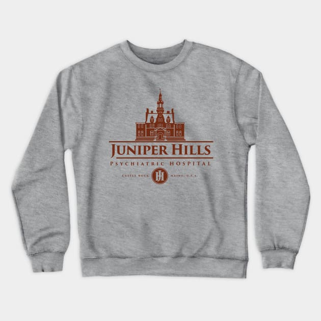 Juniper Hills Psychiatric Hospital Crewneck Sweatshirt by MindsparkCreative